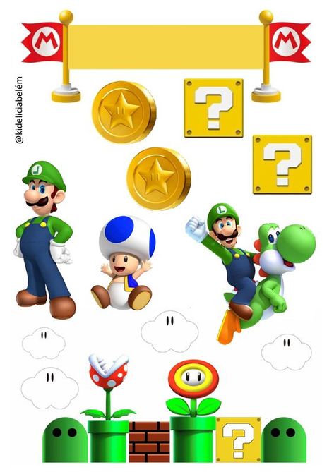 CLIQUE NO LINK PARA MAIS topo de bolo do mario | topo de bolo mario bros para imprimir | topo de bolo mario e luigi | topo de bolo princesa peach | topo de bolo super mario | topo de bolo super mario mêsversário Bolo Mario Bros, Luigi Cake, Mario Bros Cake, Mario E Luigi, Mario Cake, Mario Y Luigi, Super Mario And Luigi, Princesa Peach, Mario Bros.