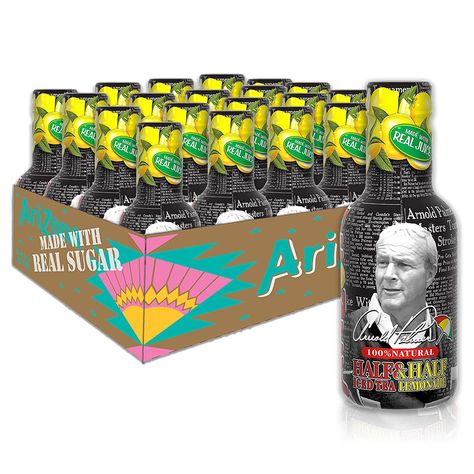 Arizona Arnold Palmer Half Tea Lemonade, 16.9 Fl Oz, Pack Of 20 Arnold Palmer, Lemonade Drinks, 16 9, Iced Tea, Lemonade, Gourmet Recipes, Arizona, Tea