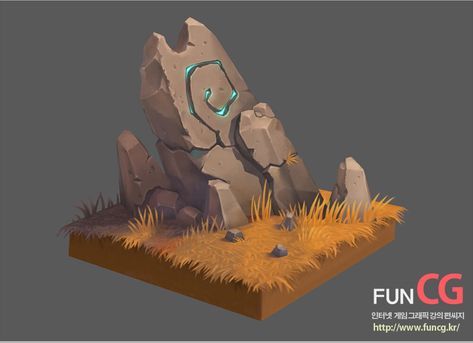 ArtStation - handpainted 3d stone, Funcg Academy Rock Illustration Stones, Magic Stone Art, Stylized Artstyle, Stone Concept Art, Rock Concept Art, Stone Rendering, Stylized Rock, Stone Illustration, Stone Drawing