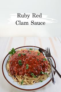 Red Clam Sauce With Canned Clams, Red Clam Sauce Recipe, Red Clam Sauce, White Clam Sauce, Marinara Recipe, Clam Sauce, Clam Recipes, Red Sauce, Canned Tomato Sauce