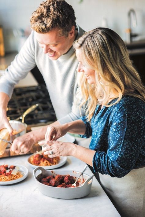 “I was so unfamiliar with vegetarian cooking, and I just didn’t know it could be this delicious," says Damaris. Baking Couples Photoshoot, Christmas Baking Photoshoot Couple, Baking Engagement Photos, Kitchen Engagement Photoshoot, Couple Baking Photoshoot, Engagement Indoor Photos, Baking Cookies Photo Shoot, Couples Baking Photoshoot, Cooking Engagement Photos