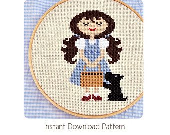 These are some of my favorite things on Etsy. Wizard Of Oz Cross Stitch, Dorothy Scarecrow, Dorothy And Toto, 123 Cross Stitch, Wonderful Wizard Of Oz, Bracelet Inspiration, Halloween Cross Stitch Patterns, Fuse Bead Patterns, Plastic Canvas Ornaments