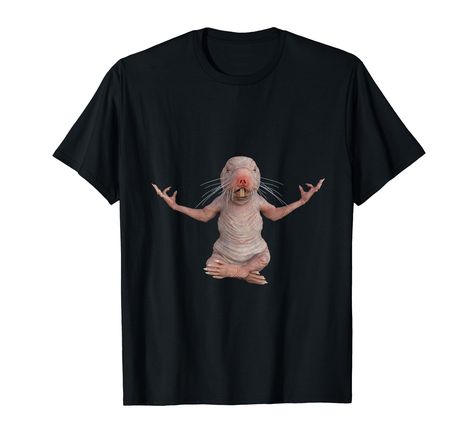 PRICES MAY VARY. Are you a Mole Rat Lover? Are you looking for a Birthday or Christmas Design for an Animal Lover, Rat Lover, Animal Researcher, or Farmer? This Mole-rat design is perfect for any safari animal lover. This Mole-rat design is an exclusive novelty. Grab this funny Mole rat design someone who loves unique animals. Perfect for someone who loves rodents and safari animals. Lightweight, Classic fit, Double-needle sleeve and bottom hem Rat Shirt, Mole Rat, Rodents, Unique Animals, Safari Animals, An Animal, Christmas Design, Mole