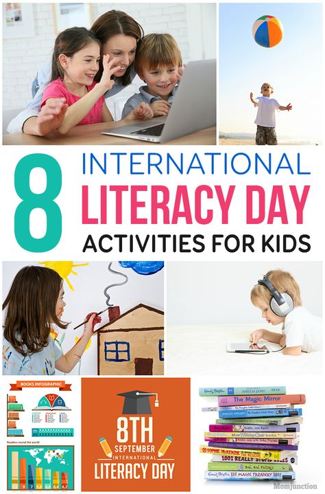 8 Exciting International Literacy Day Activities For Your Kids: Participating in the Literacy Day activities not only entertains your kids but also helps you promote reading and learning among your kids. International Literacy Day Activities, Literacy Day Activities, Dolphin Facts For Kids, World Literacy Day, Dolphin Facts, Literacy Activities Preschool, What Day Is Today, International Literacy Day, Education Day