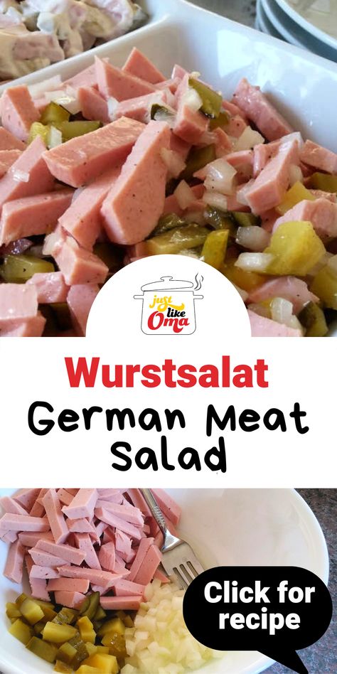 German Salads, German Meat, Easy German Recipes, German Food Authentic, Bread Pull Apart Recipes, Oktoberfest Food, German Baking, Meat Salad, Southern Germany