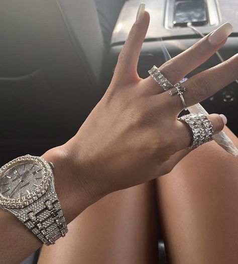 Dope Jewelry Accessories, Fake Diamond, Expensive Jewelry Luxury, Wrist Jewelry, Luxe Jewelry, Dope Jewelry, Expensive Jewelry, Jewelry Lookbook, Girly Jewelry