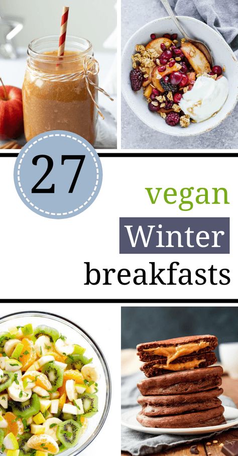 Winter Breakfast Recipes, Winter Breakfast, Healthy Vegan Breakfast, Darkest Days, Delicious Clean Eating, Plant Based Breakfast, Recipes Vegan, Nutritious Snacks, Vegetarian Breakfast