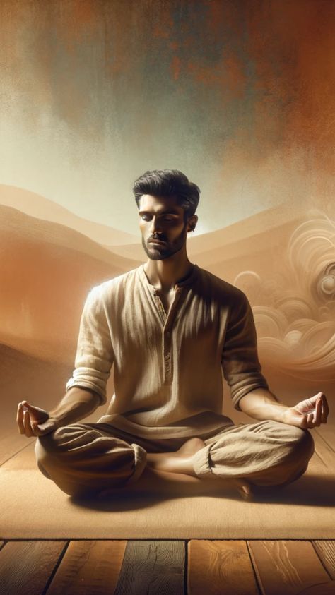 Experience tranquility with this image of a man in meditation. In a classic pose, his closed eyes and calm demeanor embody peace and inner harmony. The background enhances the sense of serenity. Ideal for those inspired by mindfulness and the pursuit of mental clarity. Inner Harmony, Closed Eyes, Mental Clarity, A Man, Phone Wallpaper, Meditation, Mindfulness