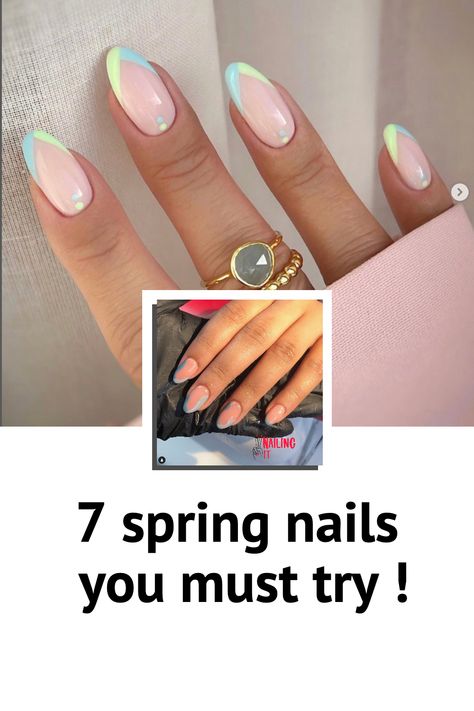 Spring is a time of renewal and rejuvenation, and what better way to celebrate the season than with a fresh and trendy new set of nails? As the weather gets warmer and the days get longer, it’s the perfect time to experiment with new colors, designs, and textures to make your nails pop. Negative Space Nails, Space Nails, Different Types Of Flowers, Nail Pops, Classic Nails, Different Shades Of Green, Nail Length, Acrylic Nail Art, Nail Designs Spring