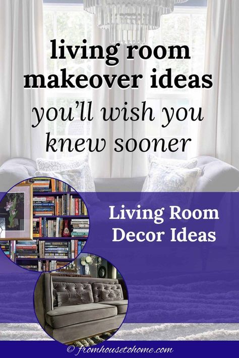 I love these budget-friendly ways to update your living room. They're a fast and easy way to do a living room makeover without spending a lot of time and money. #fromhousetohome #livingroom #homedecor #interiordesigning Update Living Room, Installing Light Fixture, Bookshelf Lighting, Sewing Room Storage, Modern Contemporary Living Room, Interior Decorating Tips, Living Room Update, Simple Living Room, Easy Living