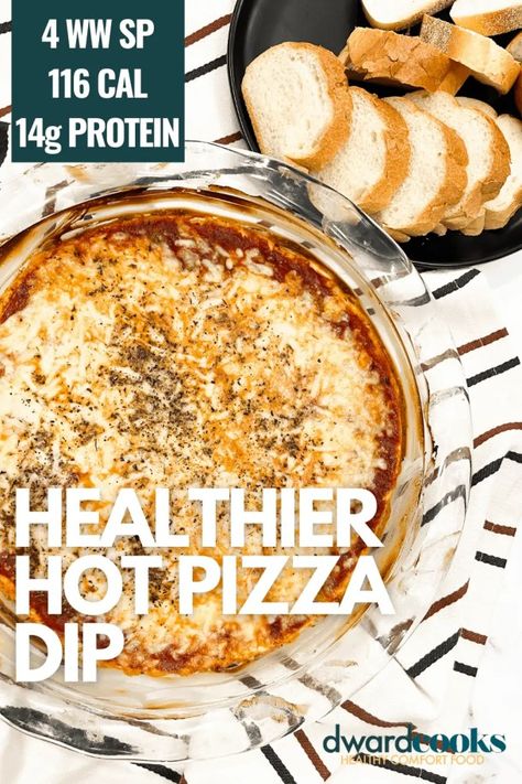 Make Ahead Pizza, Hot Pizza Dip, Low Calorie Appetizers, Make Ahead Appetizer, Superbowl Food Appetizers, Low Calorie Pizza, Hot Pizza, Healthy Superbowl Snacks, Pizza Dip