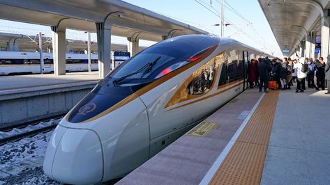 China Train, Olympic Village, Facial Recognition Technology, High Speed Rail, Blond Amsterdam, Bullet Train, Ski Jumping, Train Service, Electric Train