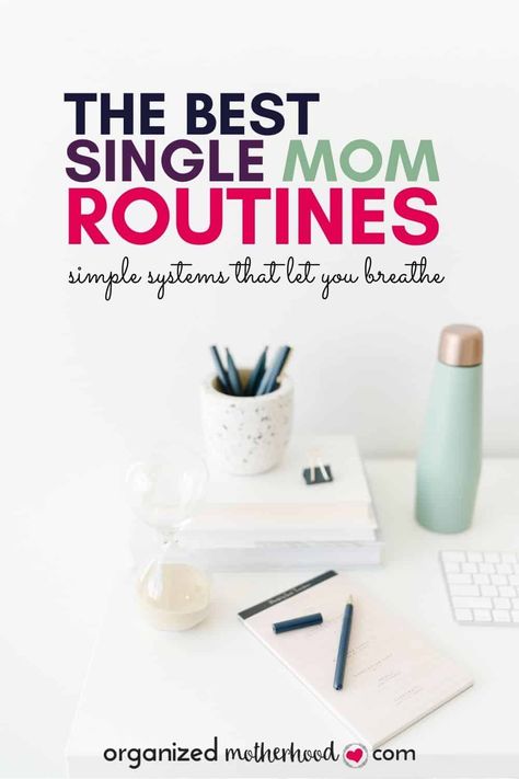 Ready to create better daily routines for yourself? These ideas to make a single mom routine, whether you're struggling in the morning or in the evening, are so simple. Single Mom Morning Routine, Single Mom Routine, Mom Routine Daily Schedules, Morning And Evening Routines, Working Mom Routine, Single Working Mom, Evening Routines, Mom Routine, Daily Schedules