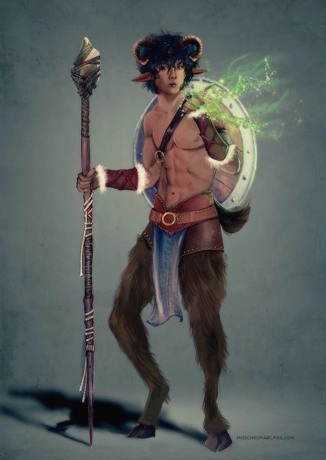 Satyr Cleric, Satyr Art, Sorcerer Dnd, Dnd Druid, Monster Art, Medieval Fantasy, Dnd Characters, Fantasy Artwork, Art Google