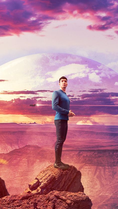 Star Trek Wallpaper Backgrounds, Star Trek: Enterprise, Ethan Peck, Star Trek Tv Series, Star Trek Strange New Worlds, Star Trek Wallpaper, Geek Movies, Strange New Worlds, Jeri Ryan