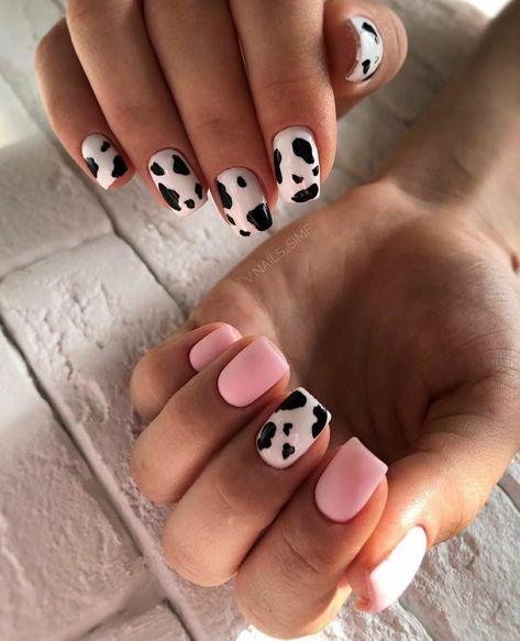 Country Acrylic Nails, Rodeo Nails, Country Nails, Cow Nails, Plaid Nails, Cute Gel Nails, Acrylic Nails Coffin Short, Short Acrylic Nails Designs, Hair Skin Nails