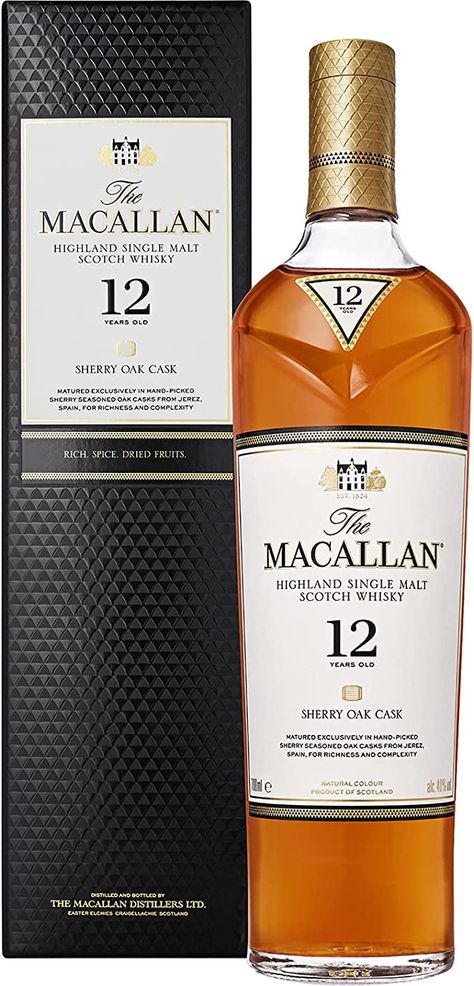 Macallan Whisky, Whisky Collection, Rum Bottle, Single Malt Whisky, Fall Spices, Malt Whisky, Scotch Whisky, Single Malt, Wine And Spirits