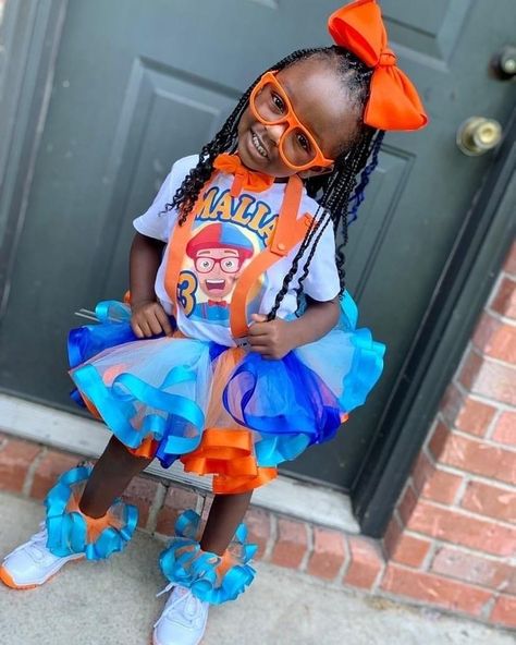 Blippi Birthday Party Girl, Blippi Shirt Ideas, Blippi Birthday Boy Shirts, Blippi Family Shirts, Custom Blippi Birthday Shirt, Kid Birthday Outfits, Creative Outfits, Birthday Girl Outfit, Girl Swag