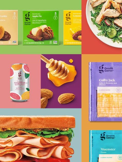 Healthy Grocery Shopping at Target? Launches "Good & Gather" Brand | Fooducate Online Grocery Ads, Target Shelves, Shopping At Target, Healthy Grocery Shopping, Frozen Food Packaging, Grocery Ads, Muenster Cheese, Grocery Supermarket, Animals Birthday