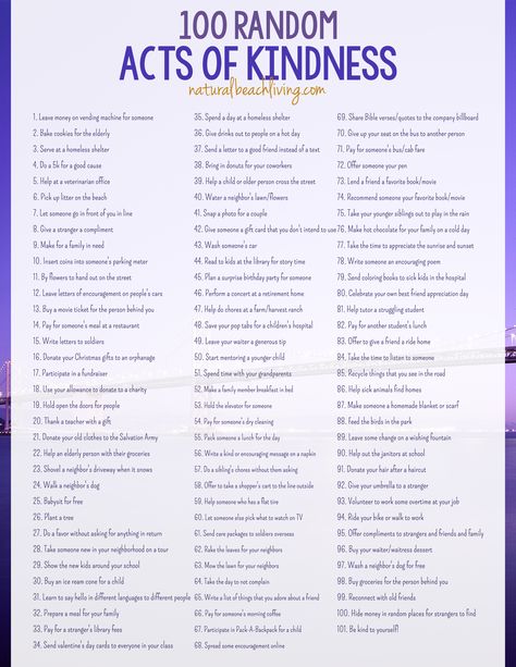 101 Of The Best Random Acts of Kindness Ideas, Free Printable, Acts of Kindness for Families, Kids, Everyone, Easy Ways to Show Kindness, Great Ideas! Kindness For Kids, Kindness Projects, Kindness Gifts, Montessori Books, Kindness Challenge, Kindness Activities, Gratitude List, Free Checklist, Small Acts Of Kindness