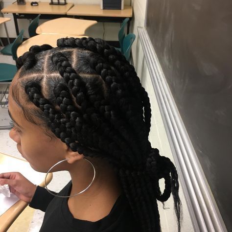 Hairstyles Buns, Box Braids Updo, Box Braids Pictures, Quick Braids, Big Box Braids, Blonde Box Braids, Tree Braids, Short Box Braids, Crochet Box