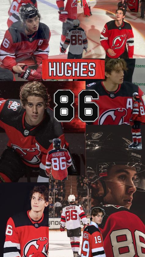 Hughes Brothers, Nhl Wallpaper, Boys Hockey, Jack Hughes, Hockey Pictures, Hot Hockey Players, Hockey Baby, Men Abs, Hockey Season