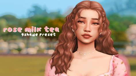 malixacc Rose Milk Tea, Rose Milk, Cc Finds, Milk Tea, The Public, The Sims, Sims 4, Milk, Tea