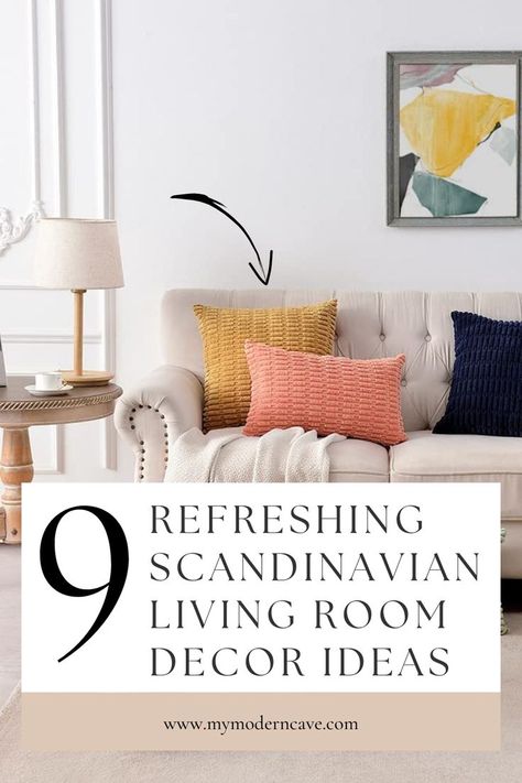 Looking to add a touch of warmth and comfort to your living space? Check out these nine Scandinavian decor ideas that will bring a cozy yet modern vibe to your home. From minimalist furniture and natural textures, to pops of color and unique lighting fixtures, these ideas will have you feeling right at home in no time. So why not give them a try and transform your living room into the ultimate hygge retreat? Happy decorating! Modern Hygge Living Room, Scandinavian Hygge Living Room, Hygge Bedroom Decor, Hygge Living Room Ideas, Hygge Living Room, Scandinavian Decor Living Room, Scandinavian Living Room, Nordic Winter, Hygge Living