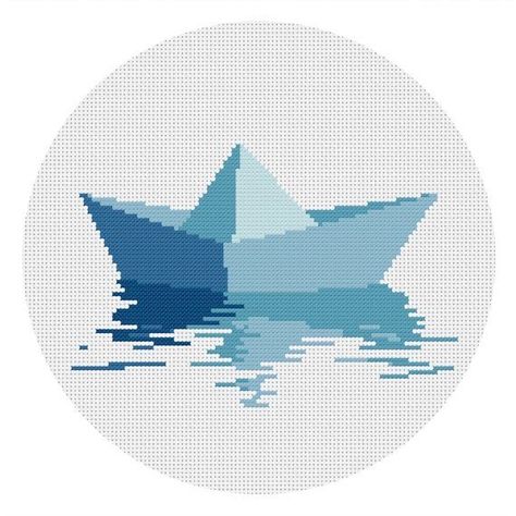 Cross Stitch Sea, Origami Boat, Amazing Embroidery, All Things, To Buy, Pola Kristik, Fun Patterns, Pola Sulam, Cross Stitch Borders