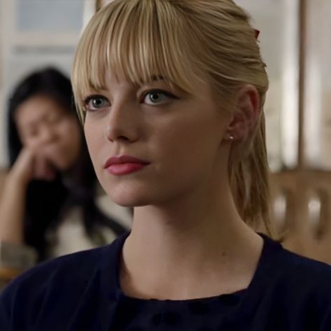 | 𝑠𝑝𝑖𝑑𝑒𝑟𝑚𝑎𝑛 | Gwen Stacy Gif, Gwen Stacy Emma Stone, Spiderman And Gwen, Emma Stone Gwen Stacy, Corte Bob, Man Icon, Gwen Stacy, Spider Gwen, Girl Celebrities