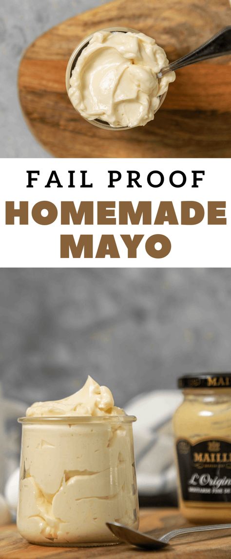 Fail Proof Homemade Mayonnaise in the Food Processor | Lifestyle of a Foodie Easy Mayo Recipe, Easy Mayonnaise Recipe, Homemade Cheese Dip, Homemade Mayonnaise Recipe, Lifestyle Of A Foodie, How To Make Mayonnaise, Mayo Recipe, Homemade Mayo, Mayonnaise Recipe