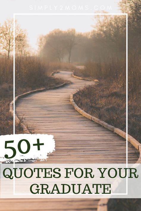 A collection of 75 inspirational graduation quotes for both high school and college graduates. #inspirational #motivational #graduate #graduation #graduationquote #quote #highschoolgrad #collegegrad Poem For Graduation High Schools, High School Senior Mom Quotes, Inspiring Quotes For High School Seniors, Graduation Quotes For Yearbook, High School Graduation Scrapbook Ideas, Senior Sayings High School, High School Graduate Quotes, Quotes For College Graduates, High School Grad Quotes