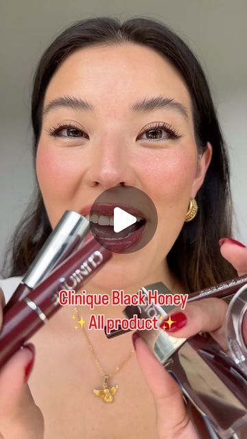 Mexicanbutjapanese on Instagram: "I love @clinique black honey 🍯" Clinique Black Honey Mascara, Clinique Black Honey Blush, Clinique Black Honey Makeup Look, Black Honey Blush, Black Honey Makeup Look, Black Honey Clinique, Clinique Blush, Clinique Black Honey, Fav Products