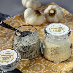 Garlic Salt Recipe, Homemade Garlic Salt, Salt Seasoning, Diy Spices, Garlic Seasoning, Homemade Spices, Homemade Seasonings, Oil Benefits, Seasoning Recipes