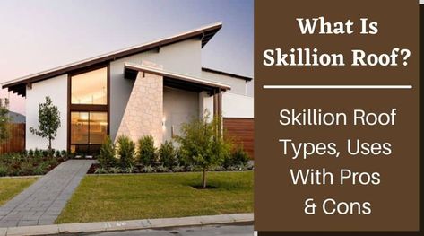 Skillion Roof House Design, Skillion Roof Architecture, Roof Types Architecture, Shed Style Roof House, Skillion Roof Australia, Roof Types Style, Types Of Roof Design, Skillion Roof Facade, Skillion Roof House Plans