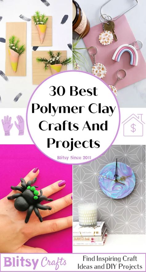 Polymer Clay Gift Ideas Diy, Sculpey Clay Ideas, Polymer Clay Ideas, Best Polymer Clay, Crafts For Beginners, Polymer Clay Magnet, Easy Polymer Clay, Clay Crafts For Kids, Polymer Clay Gifts