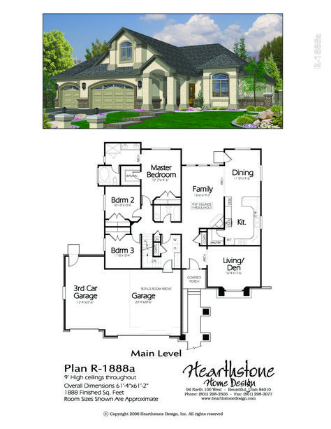 House Plan With Bonus Room, Floor Plan With Bonus Room, 3 Bedroom House With Bonus Room, 3 Bedroom With Office And Bonus Room, Floor Plans With Bonus Room Above Garage, 4 Bed With Bonus Room Floor Plan, Best Modern House Design, Living Room Color Schemes, Model House Plan