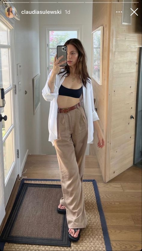 Day Out Outfit, Claudia Sulewski, Clothes Korean Style, Everyday Fashion Outfits, Classy Work Outfits, Casual Chic Outfit, Simple Trendy Outfits, Outfit Goals, Cute Casual Outfits