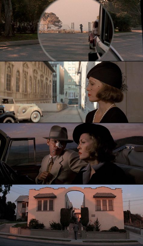 Chinatown 1974, Cinematography Composition, Francois Truffaut, Roman Polanski, Movie Shots, Cinema Film, Film School, Film Inspiration, Cult Movies