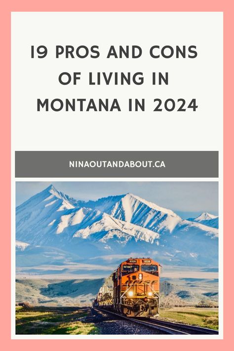 Have you thought about moving to Montana this year? Check out this list of pros and cons of living in Montana before you make this big decision! Living In Montana, Moving To Montana, Montana Cities, Miles City Montana, Belgrade Montana, Montana Living, Usa Bucket List, Montana Homes, Rv Road Trip