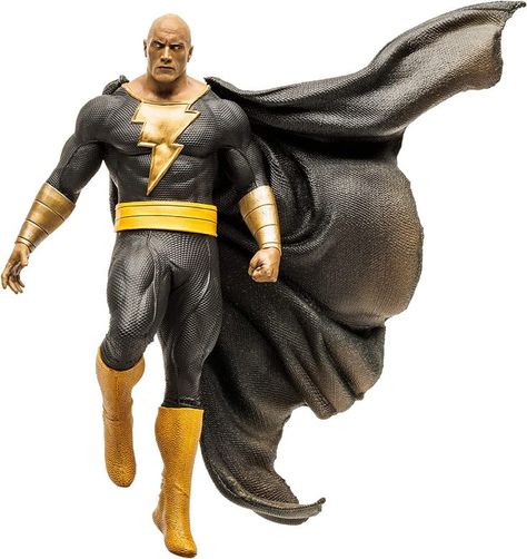 Highly detailed figure stands approximately 12” Made of PVC plastic Figure based on Jim Lee's artwork of Black Adam from the upcoming movie Packaged in window box packaging with Jim Lee's rendition of Black Adam from the upcoming movie Collect all McFarlane Toys DC Direct Figures and Statues Adam Statue, Statue Stand, Adams Movie, Mary Marvel, Comics Strips, John Stewart, Adam Black, Black Adam, Univers Marvel