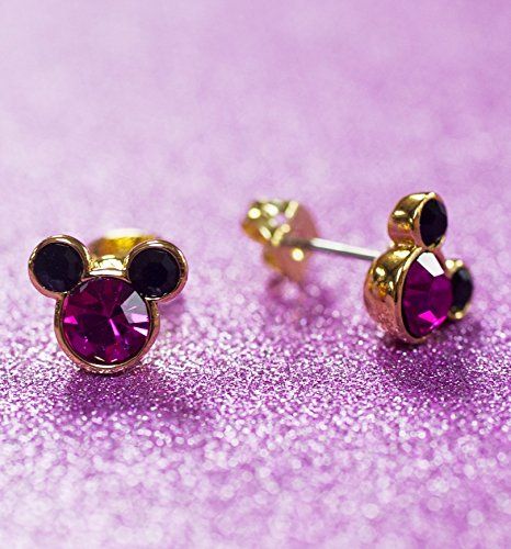 Disney Jewelry Rings, Pink Mickey Mouse, Mickey Mouse Jewelry, Mouse Earrings, Mickey Earrings, Disney Earrings, Minnie And Mickey, Disney Couture, Mickey Mouse Earrings