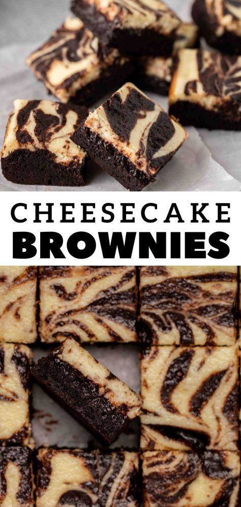 Brownie Variations, Cream Cheese Brownies Recipe, Lifestyle Of A Foodie, Cheesecake Brownies Recipe, Cheese Brownies, Brownies From Scratch, Perfect Brownies, Cream Cheese Brownies, Cheesecake Lovers