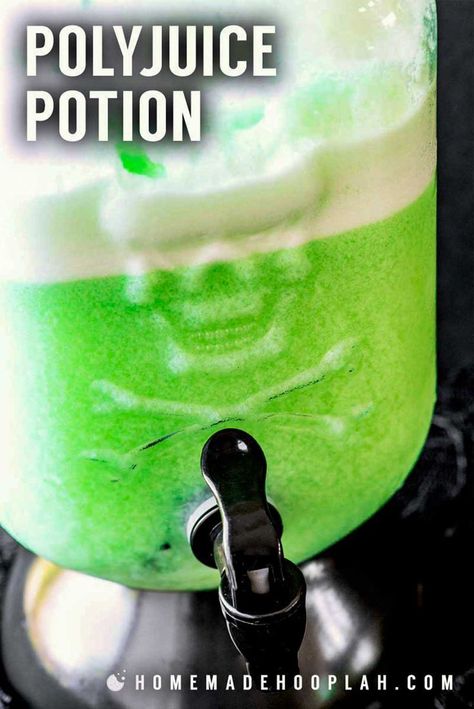 Polly Juice Potion Recipe, Poly Juice Potion Recipe, Polyjuice Potion Recipe, Drinks With Sprite, Harry Potter Tea Party, Recipes For Brunch, Lime Sherbert, Harry Potter Drinks, Kid Friendly Drinks