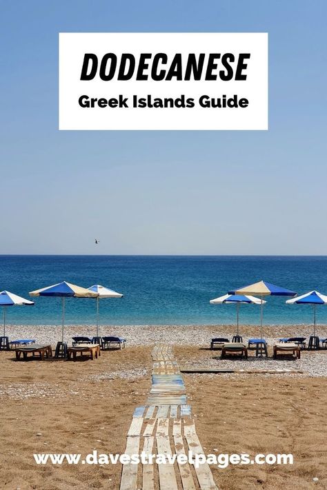 There are 15 main Dodecanese islands in Greece, with the most popular islands being Rhodes, Kos, and Patmos. Best Islands To Visit, Islands In Greece, Greek Islands To Visit, Dodecanese Islands, Greek Island Hopping, Greece Itinerary, Islands To Visit, Greece Travel Guide, Greece Vacation