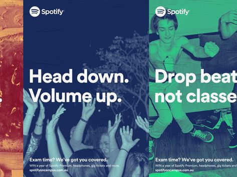 Spotify - Christopher Doyle Spotify Branding, Spotify Campaign, College Campaign, Spotify Advertising, Spotify Design, Christopher Doyle, Editorial Layouts, Digital Ads, Campaign Design