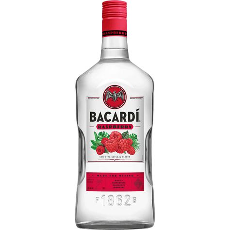 Bacardi Raspberry | Total Wine & More Bacardi Cocktail, Gold Rum, Flavored Rum, Mango Syrup, Liquor Drinks, Wine Coolers, Grocery Foods, Raspberry Lemonade, Total Wine