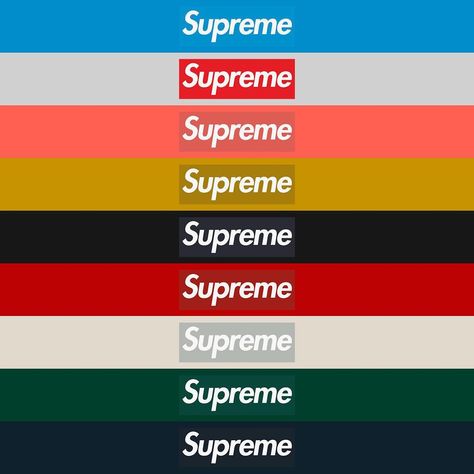 With the Supreme box logo crewnecks releasing this wee Supreme Logo Design, Supreme Logo, Supreme Box Logo, Shirt Design Inspiration, Jesus Tshirts, Box Logo, The Supreme, Logo Color, Art Logo