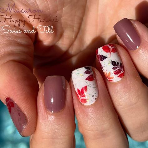 Color Street Swiss and Tell, Happy Harvest combo. Happy Harvest Color Street Combo, Happy Harvest Color Street, Color Street Happy Harvest, Color Street Fall Combos, Color Street Swiss And Tell, Color Street Nails Combos, Vegas Nails, Mani Ideas, Mixed Mani