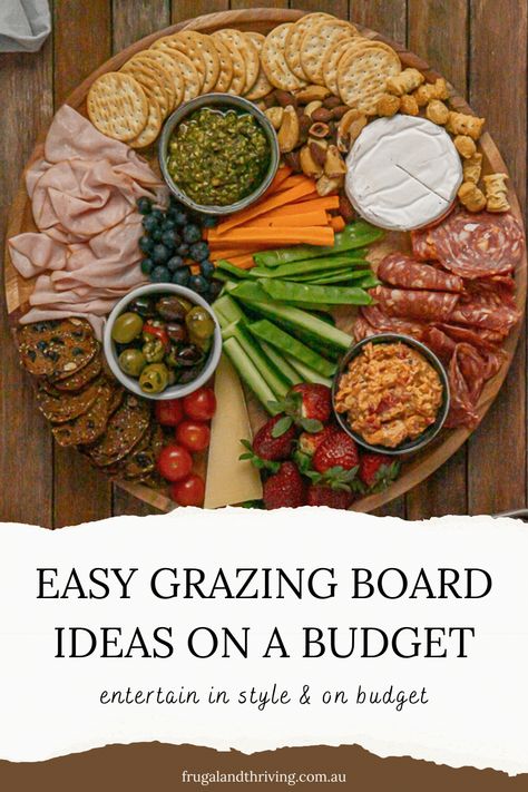 Entertaining? Spend more time with your friends and less time in the kitchen with an easy nibbles platter that's sure to satisfy but won't break the budget. #budgetentertaining #budgeteats Small Food Platter Ideas, Affordable Platter Ideas, Share Platter Ideas, Nibble Platter, Cheap Platter Ideas, Budget Friendly Charcuterie Board, Platters For Entertaining, Party Platters On A Budget, Nibbles Platter